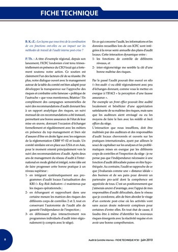 N°200 - juin 2010 Revue Audit & Contrôle internes page 76