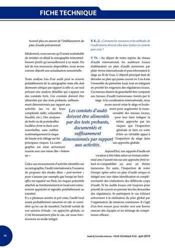 N°200 - juin 2010 Revue Audit & Contrôle internes page 78