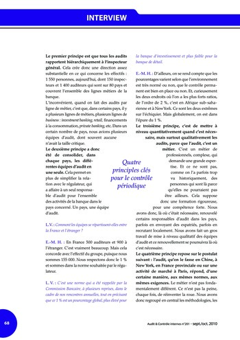 N°201 - sept 2010 Cadre de référence de l’AMF page 68