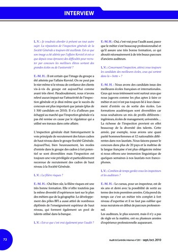 N°201 - sept 2010 Cadre de référence de l’AMF page 72