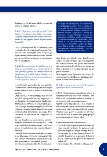 N°201 - sept 2010 Cadre de référence de l’AMF page 95