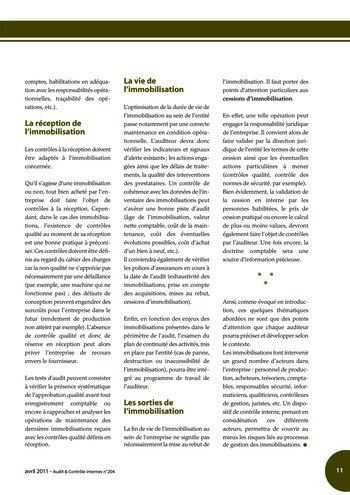 N°204 - avr 2011 Ethique, fraude et corruption page 11