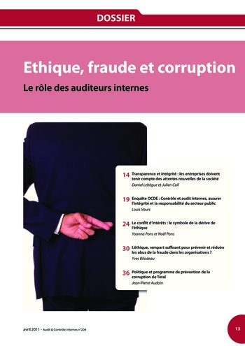 N°204 - avr 2011 Ethique, fraude et corruption page 13