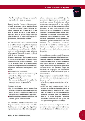 N°204 - avr 2011 Ethique, fraude et corruption page 27