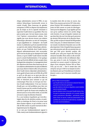 N°204 - avr 2011 Ethique, fraude et corruption page 46