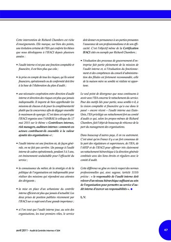 N°204 - avr 2011 Ethique, fraude et corruption page 47