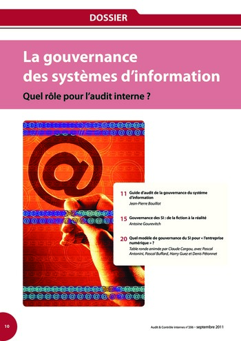 N°206 - sept 2011 Gouvernance des systèmes d'information page 10