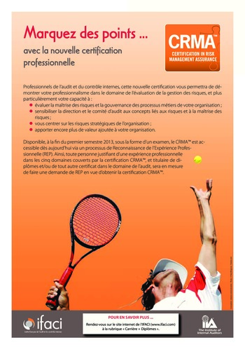 N°211 - sept 2012 La certification des services d'audit interne page 40