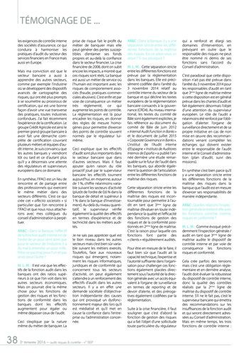 N°007 - juil 2016 L’audit interne et le développement durable / integrated reporting page 38