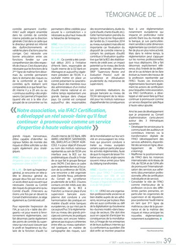 N°007 - juil 2016 L’audit interne et le développement durable / integrated reporting page 39