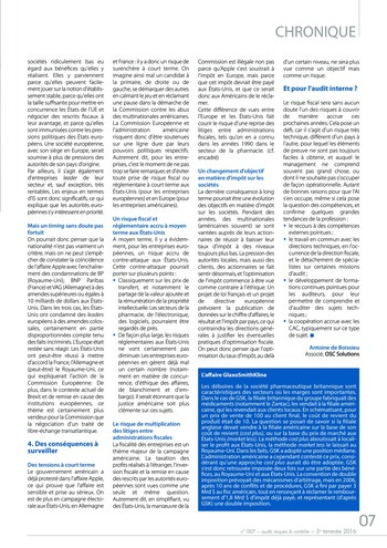 N°007 - juil 2016 L’audit interne et le développement durable / integrated reporting page 7