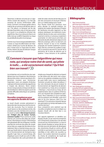 N°008 - déc 2016 L’audit interne et le numérique (dématérialisation, outils connectés, cloud …) page 27