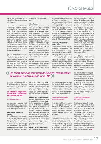 N°010 - juin 2017 Médias sociaux : enjeu pour l’audit interne (maîtrise des risques liés aux médias sociaux, en particulier réputation) page 17