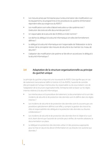 Contrôles-clés de l'organisation de la protection des données / IIA Germany page 14