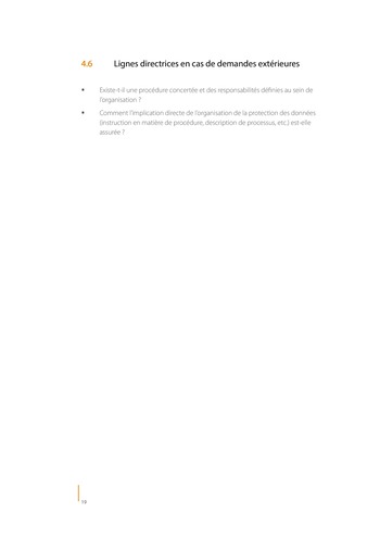Contrôles-clés de l'organisation de la protection des données / IIA Germany page 19