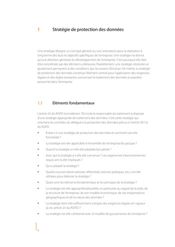Contrôles-clés de l'organisation de la protection des données / IIA Germany page 4