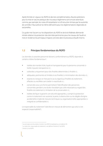 Protection des données au niveau de l’audit interne / IIA Germany page 5
