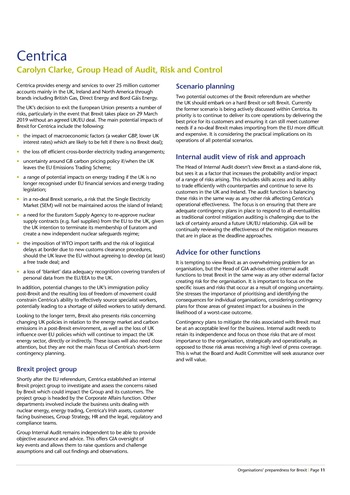 Organisations’ preparedness for Brexit: an internal audit perspective page 11
