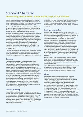 Organisations’ preparedness for Brexit: an internal audit perspective page 12
