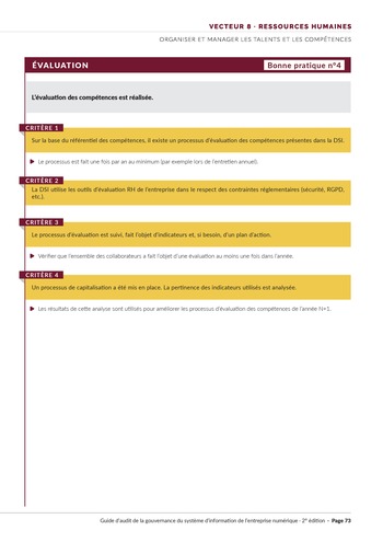 Guide d'audit de la gouvernance du Système d'Information de l'entreprise numérique - 2ème édition page 75