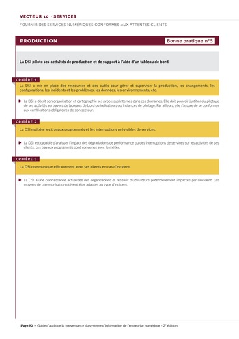Guide d'audit de la gouvernance du Système d'Information de l'entreprise numérique - 2ème édition page 92