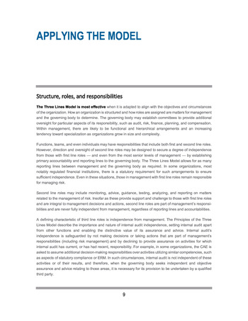 Position Paper - The IIA's Three lines Model - IIA - 2020 page 11
