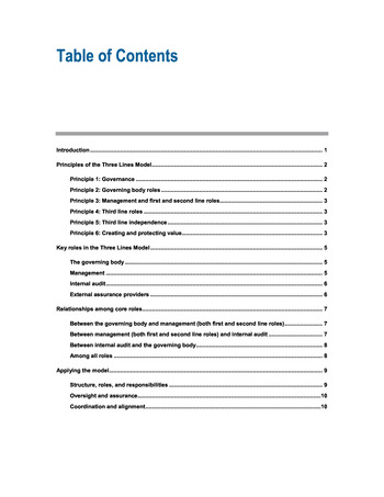 Position Paper - The IIA's Three lines Model - IIA - 2020 page 2