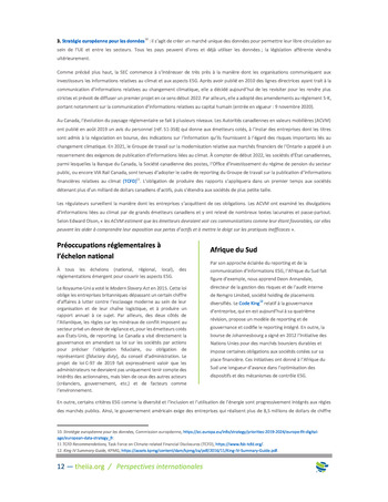 Perspectives Internationales - Panorama des risques ESG page 12