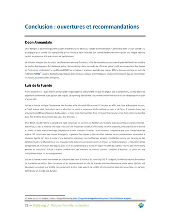 Perspectives Internationales - Panorama des risques ESG page 28