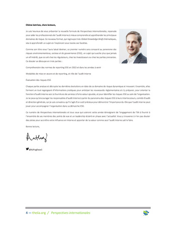 Perspectives Internationales - Panorama des risques ESG page 4