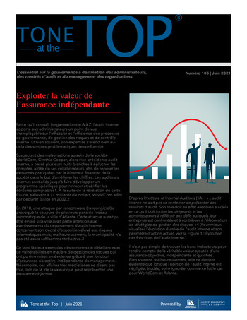Tone-At-The-Top-n°-105-Exploiter-la-valeur-de-lassurance-indépendante page 1