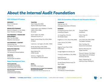 2022 IIA Premier Global Research Internal Audit - A Global View page 51